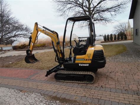 vermeer cx218 mini excavator|Vermeer CX218: Specs, Boom/Stick Option (Hex) 1, Dimensions .